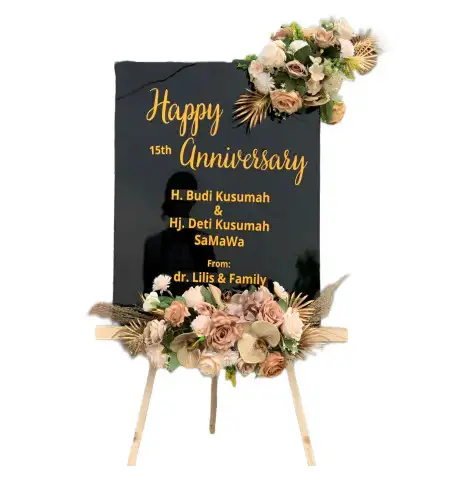 Papan Bunga Akrilik Nduga