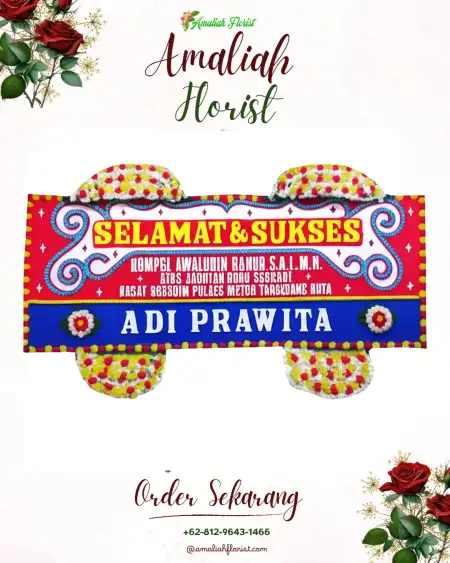 Papan Bunga Ucapan Selamat Nduga
